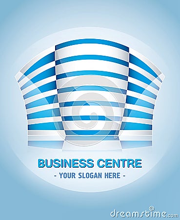 Business centre logo Stock Photo