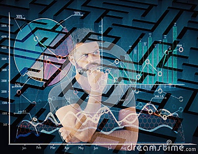 Business challenge concept Stock Photo