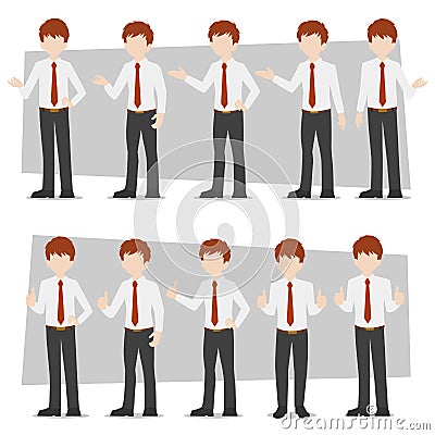 Business Character Vector Illustration