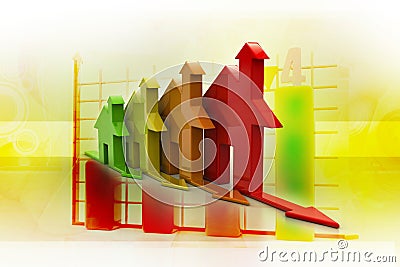 Business chart Stock Photo