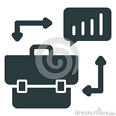 Business chatting, consulting . Vector icon which can easily modify or editable Vector Illustration