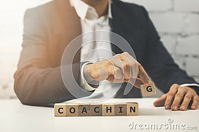 Business coaching Stock Photo