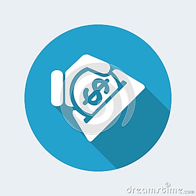 Business coin icon Vector Illustration