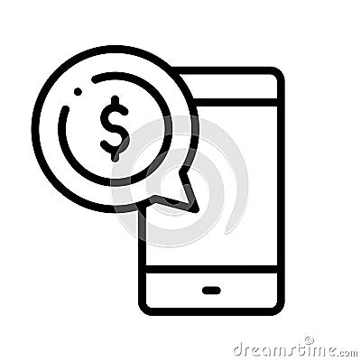 Business communication icon vector set. online trading illustration sign collection. online money symbol or logo. Vector Illustration