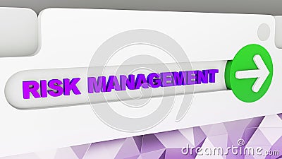 Business concept: browser tabs closeup. Word creative idea and Problem Solving Button with Arrow Symbol. 3d render Cartoon Illustration