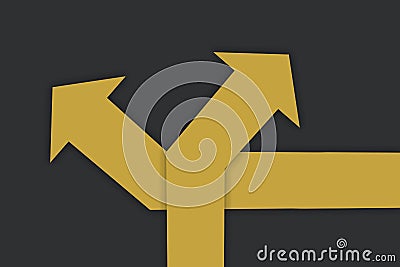 Business concept and decision making idea Stock Photo