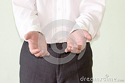 Business concept of justice, equality. The man Stock Photo