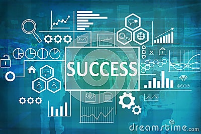 Success in Business Concept Stock Photo