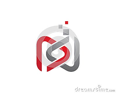 Business corporate abstract unity vector logo design Vector Illustration