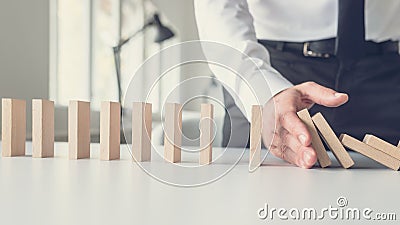 Business crisis management concept Stock Photo