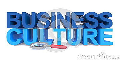 Business culture on white Stock Photo