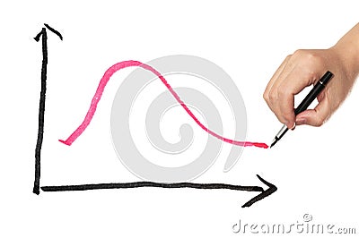 Business curve Stock Photo