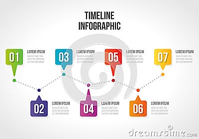 Business data visualisation. Process chart. Abstract elements of graph, diagram with 5 steps, options, parts or processes. Vector Vector Illustration