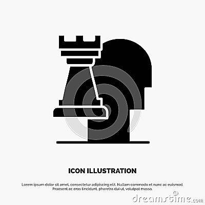 Business, Decisions, Modern, Strategic solid Glyph Icon vector Vector Illustration