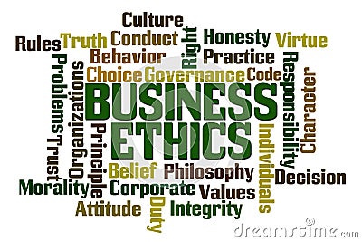 Business Ethics Stock Photo