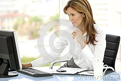 Business executive woman Stock Photo