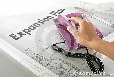 Business expansion plan Stock Photo