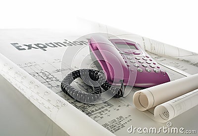 Business expansion plan Stock Photo