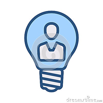 Business expert icon Vector Illustration