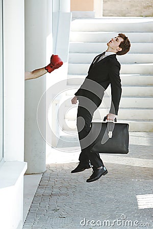 Business failure Stock Photo