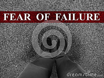 Business Fear of Failure Stock Photo