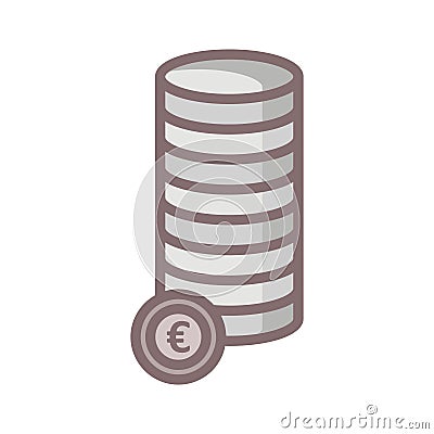 Business fill inside vector icon which can easily modify or edit Vector Illustration