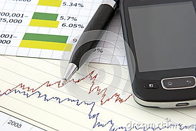 Business finance Stock Photo