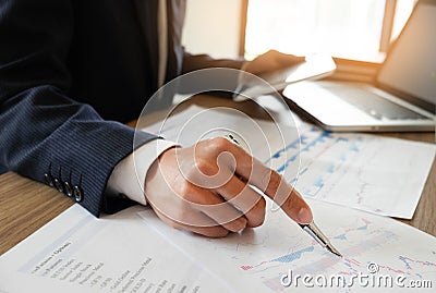 Business finance, auditing, accounting, consulting Collaboration, consultation Stock Photo