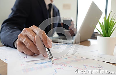 Business finance, auditing, accounting, consulting Collaboration, consultation Stock Photo