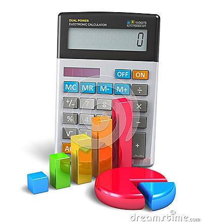 Business finance, banking and accounting concept Stock Photo