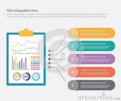 Business finance or financial report infographic template banner website or brochure print for information statistic - vector Cartoon Illustration