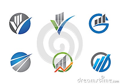 Business Finance Logo Vector Illustration