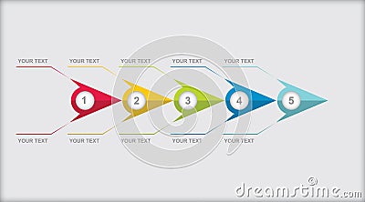 Business flow concept Vector Illustration