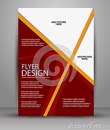 Business flyer, brochure Vector Illustration