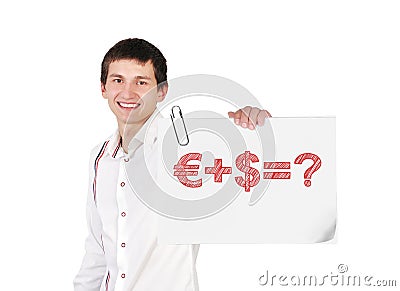 Business formula Stock Photo