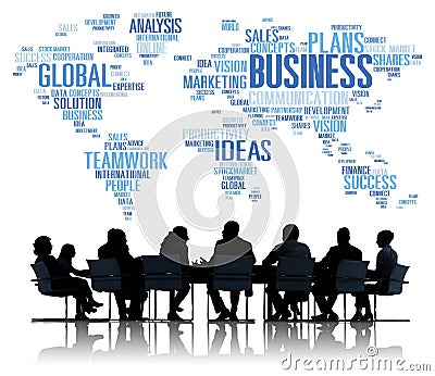 Business Global World Plans Organization Enterprise Concept Stock Photo