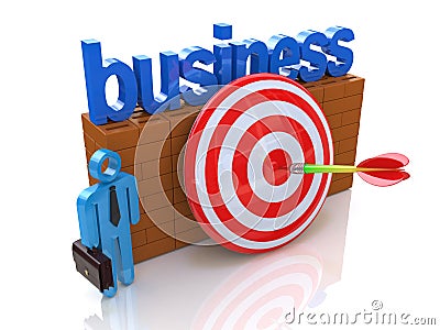 Business goal Stock Photo