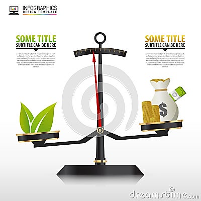 Business golden style price scale Infographics template. Vector Vector Illustration