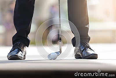 Business golf Stock Photo