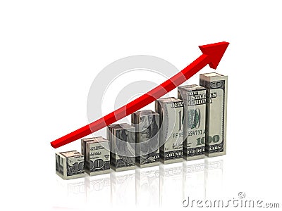 Business graph Stock Photo