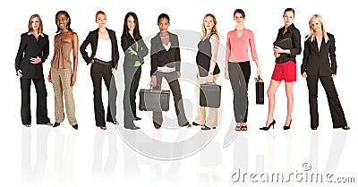 Business group of woman Stock Photo