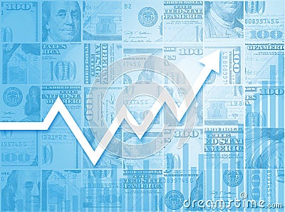 Business Growth Bar Chart Graph Stock Photo