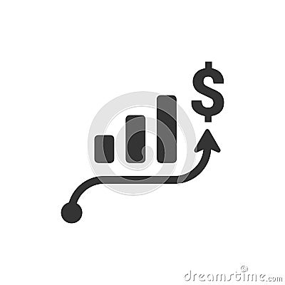 Business Growth Icon Vector Illustration