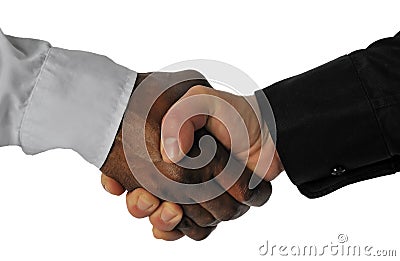 Business hand shake Stock Photo