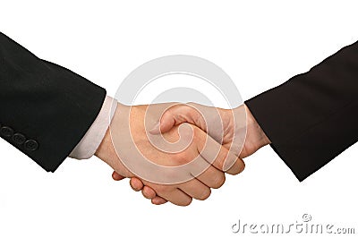 Business handshake Stock Photo