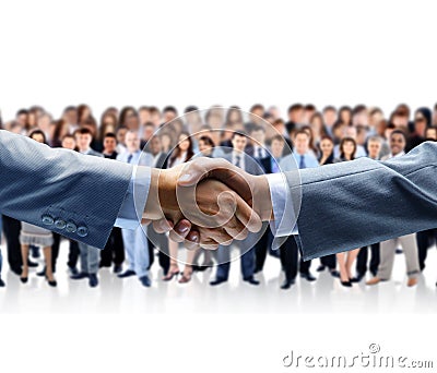 Business handshake Stock Photo