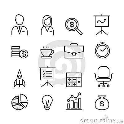 Business icon, vector Vector Illustration