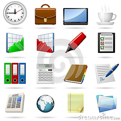 Business icons Vector Illustration