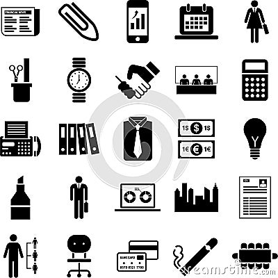 Business icons Vector Illustration
