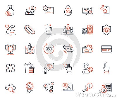 Business icons set. Included icon as Puzzle, Best app and Shopping bags web elements. For website app. Vector Vector Illustration